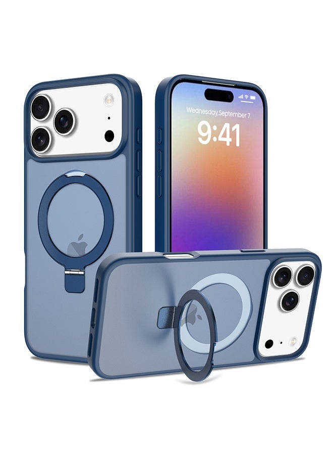 Phone Case Compatible with iPhone 17 pro  Protective Cover, Portrait, Landscape Viewing Modes (Blue, iPhone 17 pro) - Image 1