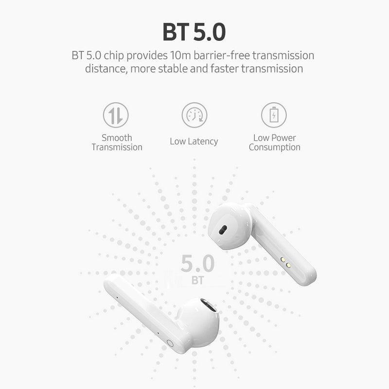 سماعات لاسلكية K88 TWS BT5.0 شبه داخل الأذن لرياضة مقاومة للعرق بسماعات سماعة مكالمة عالية الوضوح مع تقليل ضوضاء CVC وتصميم مريح للجسم - لون أسود - Image 4