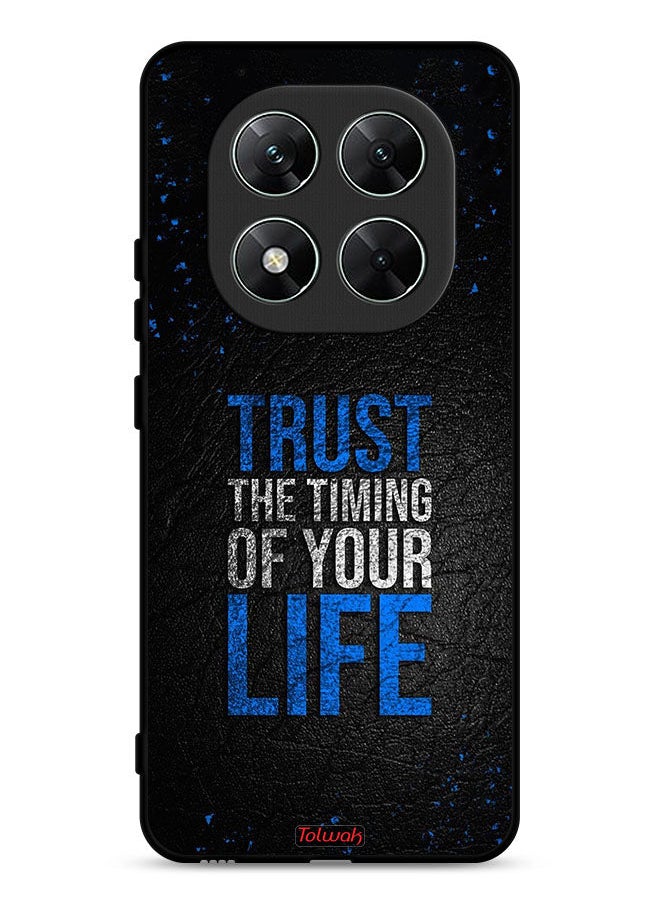 Tolwak - Xiaomi Redmi Note 14 Pro 5G Protective Case Cover Trust The Timing Of Your Life - Image 1