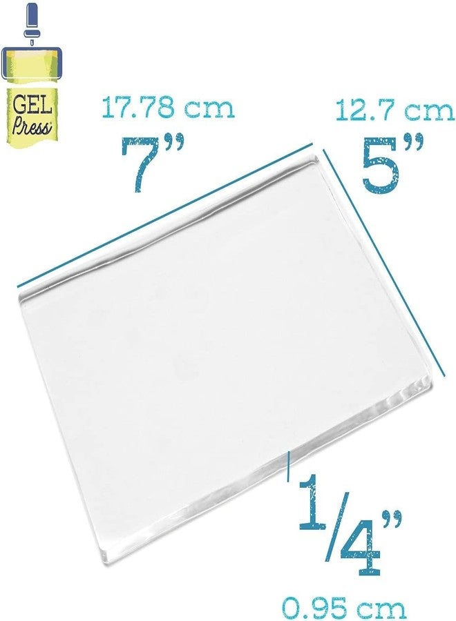 Gel Press Monoprinting Print Plates - 5” x 7” Gel Plate Class Pack Value Pack - Printmaking Supplies - Reusable Gel Printing Plates for Press Art for Card Making, Scrapbooking, Arts and Crafts 6-Pack - Image 2