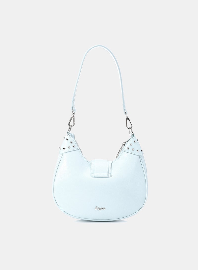 Dejavu Elegant Shoulder Bag-OYE-DJTX-005-light blue - Image 3