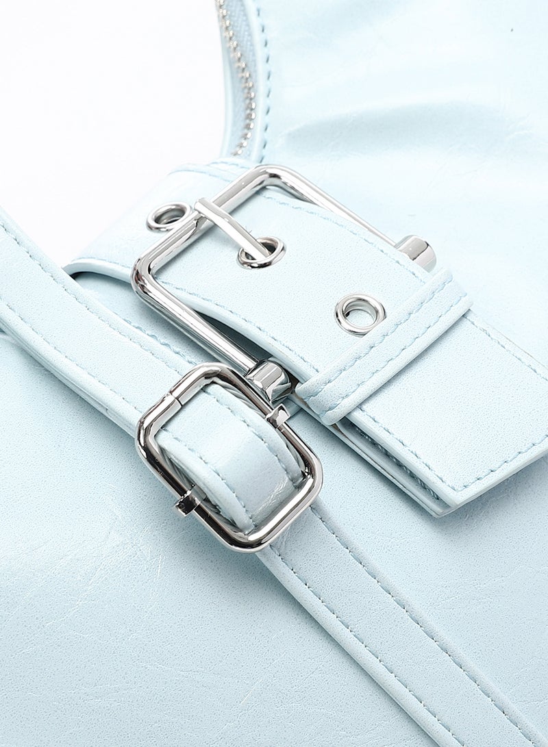 Dejavu Elegant Shoulder Bag-OYE-DJTX-005-light blue - Image 4