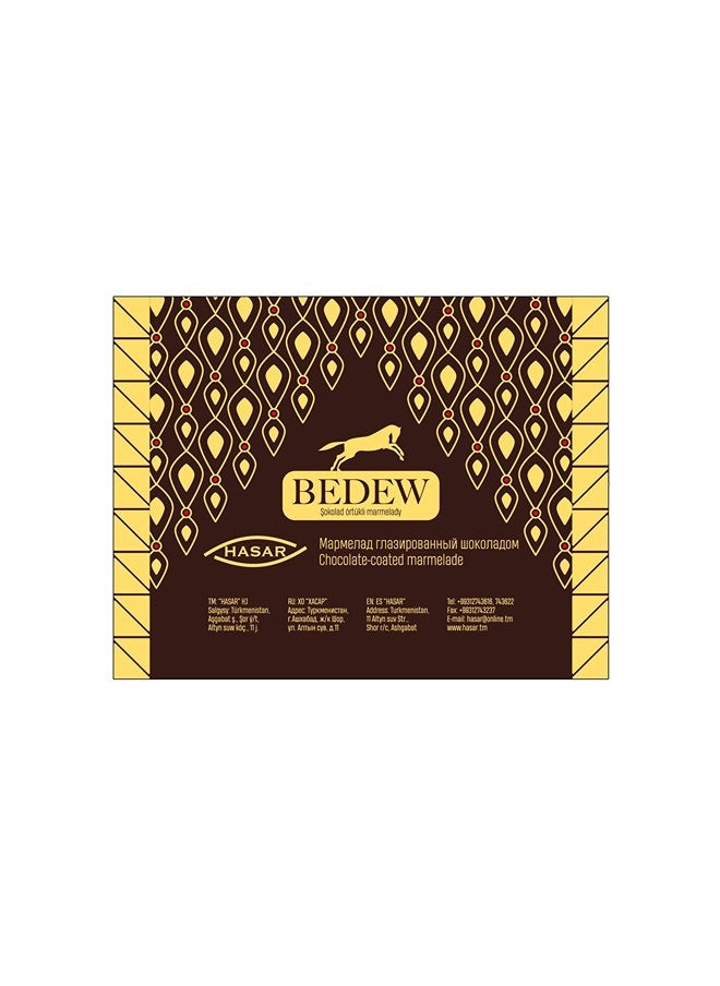 Bedew Chocolate Glazed Marmalade 800gm | Cocoa-Infused Citrus Jam Choco Preserve | Zesty Marmalade