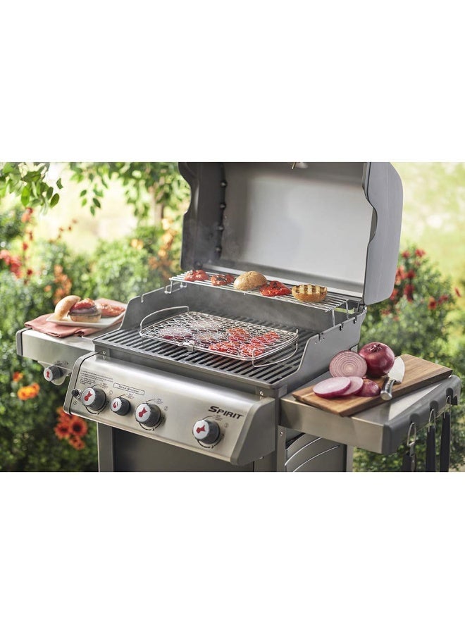 Weber Basket, Large, Stainless Steel, Fits Gas Q 3000 Series And Up And 57cm Charcoal Grills And Up, Mixed, 16 Inches| Premium Grilling accessories - Image 4