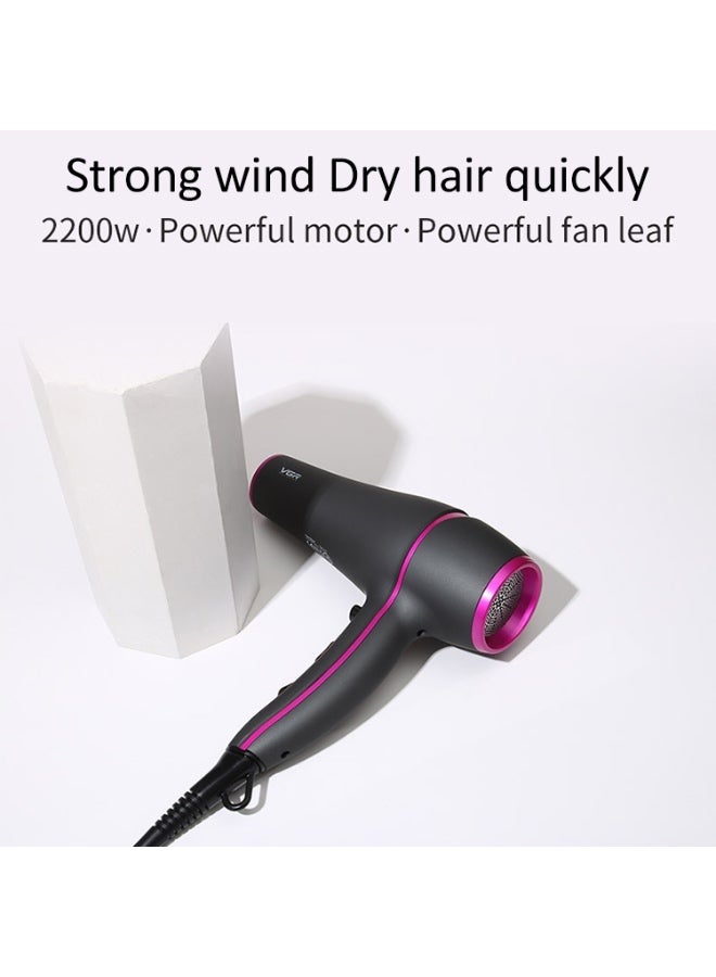 VGR V-402 2200W Household Negative Ion Hair Dryers with 6 Gear Adjustment, Plug Type: EU Plug - Image 4