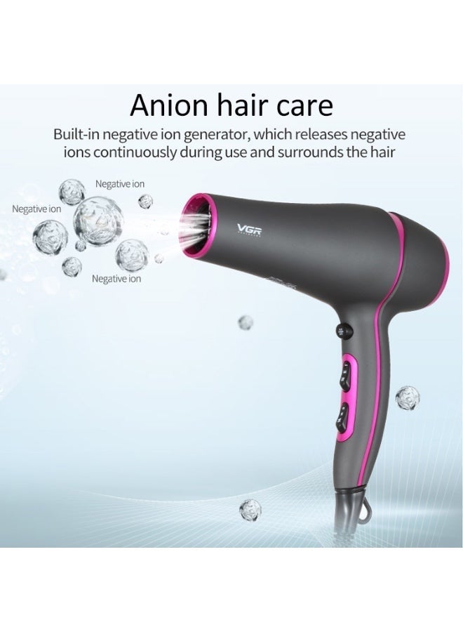 VGR V-402 2200W Household Negative Ion Hair Dryers with 6 Gear Adjustment, Plug Type: EU Plug - Image 5