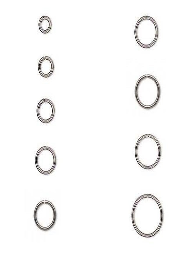 50 Round Stainless Steel 18 Gauge Jump Ring Findings for Jewerly (9mm)