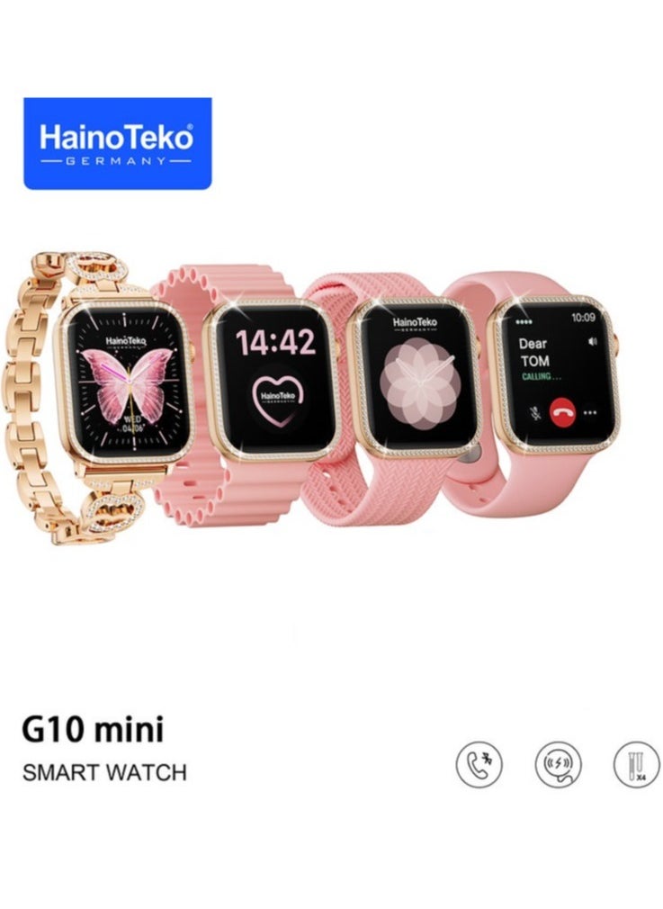 Haino Teko - Haino Teko G10 Mini Smart Watch with Four Straps - Image 1
