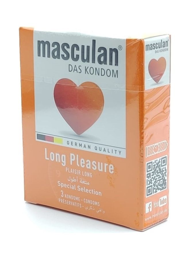 3-Pieces Long Pleasure Condoms - view 2