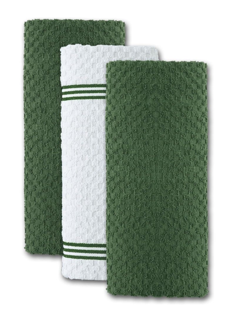 Infinitee Xclusives Premium Kitchen Towels - Green [Pack of 12] 100% Cotton Kitchen Hand Towels 15 x 25 Inches - Dish Towels for Kitchen - pzsku/Z72523883DC33FD5E5851Z/45/_/1727689496/c96c3b68-10f2-4c27-8900-b3d5aa988998