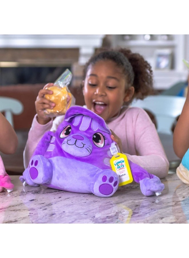 Lunch Pets Plush Insulated Lunch Box for Kids - 2-in-1 Stuffed Animal & School Lunch Bag - Thermal Lined to Keep Food Fresh - Machine Washable & Lightweight - Fun Designs for Boys & Girls. - Image 2