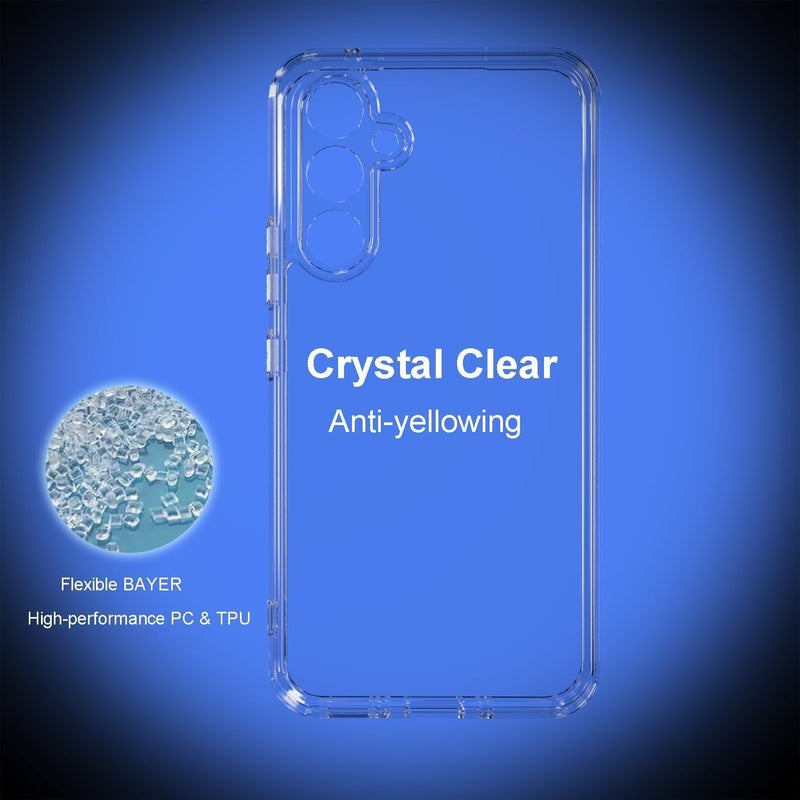 Realcase غطاء خلفي سيليكون لجهاز سامسونج A54 5G، مقاوم للخدوش، شفاف كريستالي، واقي للصدمات، غطاء خلفي لجهاز سامسونج جالاكسي A54 5G - Image 4