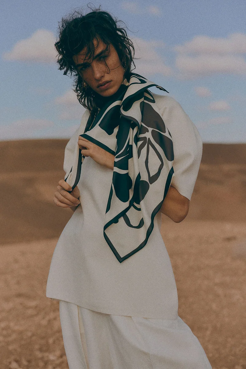 H&M Waisted fine-knit top