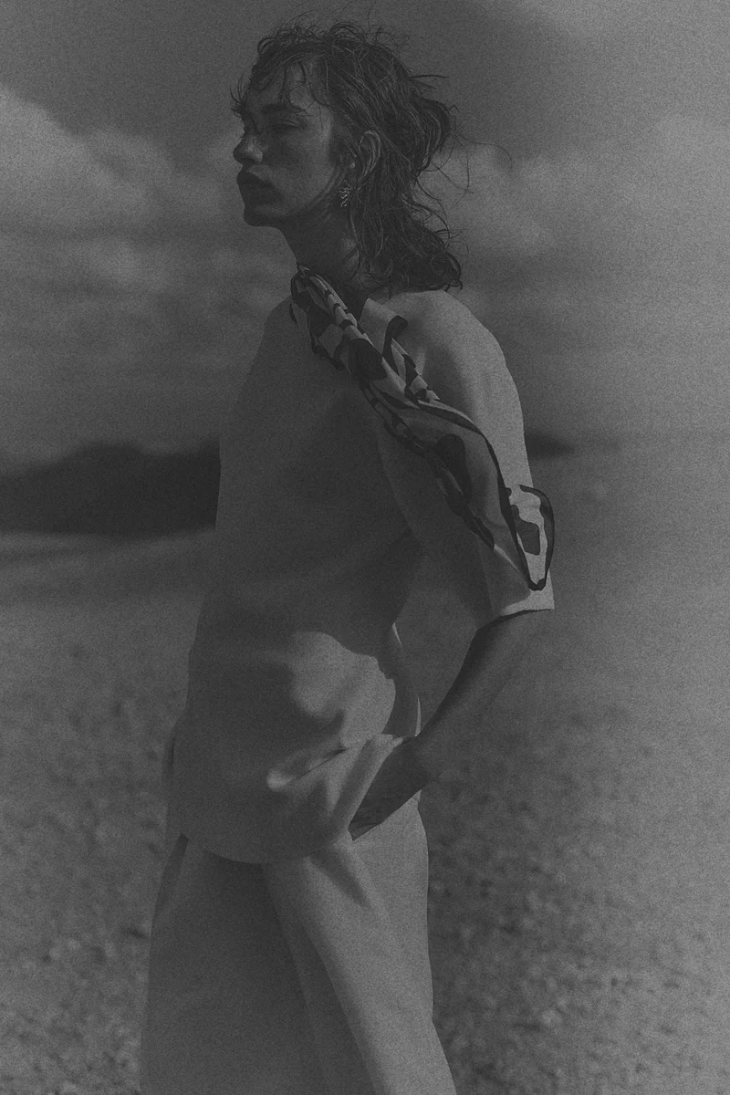 H&M Waisted fine-knit top