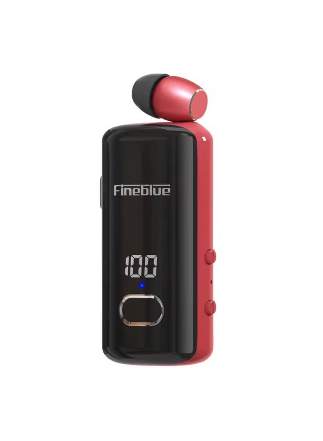 فاينبلو سماعة بلوتوث F580 قابلة للسحب مع خاصية إلغاء الضوضاء والاهتزاز وميكروفون للتحكم في مستوى الصوت وبلوتوث 5.3 - Image 1