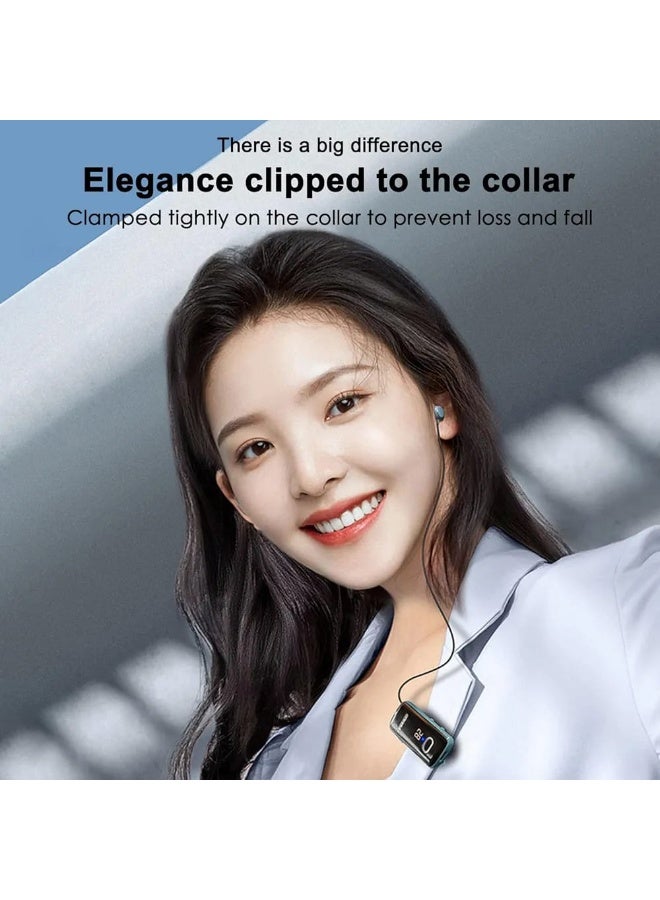 فاينبلو سماعة بلوتوث F580 قابلة للسحب مع خاصية إلغاء الضوضاء والاهتزاز وميكروفون للتحكم في مستوى الصوت وبلوتوث 5.3 - Image 3