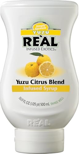 Reàl Infused Exotics Yuzu Reàl Infused Exotics, Yuzu Citrus Blend Infused Syrup, 16.9 FL OZ Squeezable Bottle - Image 1