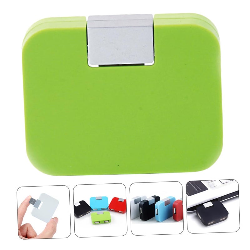 USB Hub 4 منافذ USB مقسم للكمبيوتر المحمول لنقل البيانات لون عشوائي التوصيل والتشغيل - Image 5