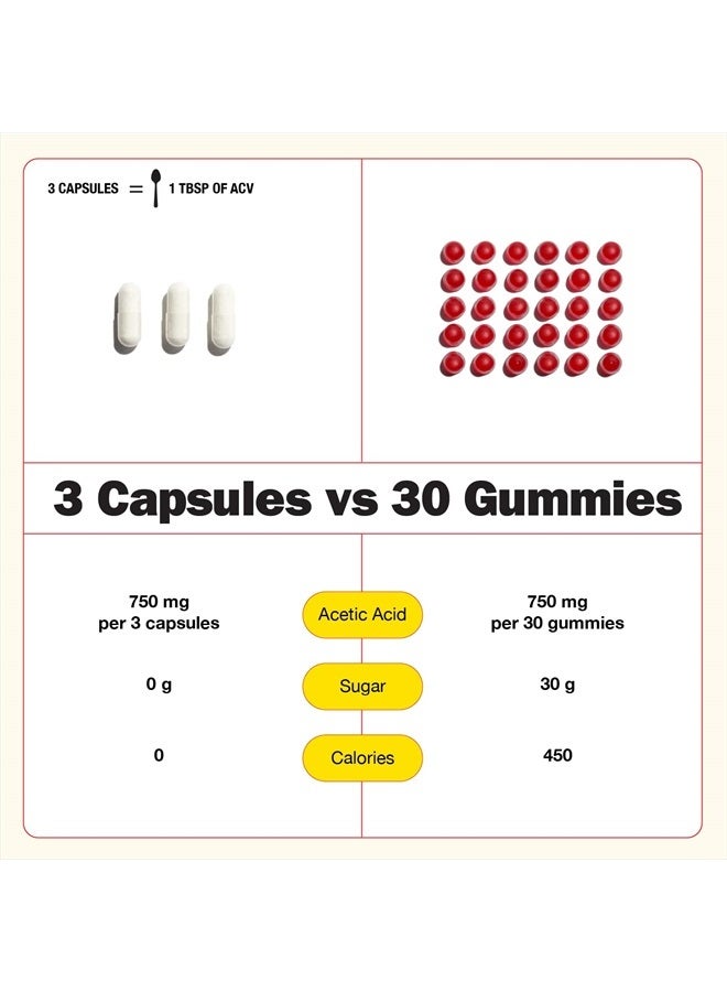 Bragg Apple Cider Vinegar True Energy Capsules – 6 B Vitamins – Caffeine Free - 750mg of Acetic Acid – Weight Management - Non-GMO, Vegan, Gluten Free, No Sugar - (90 Pills)… (2) - Image 4