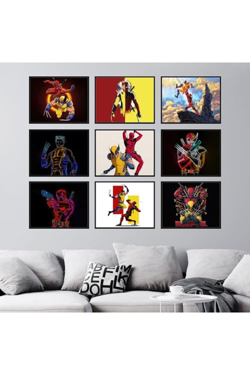 BigWig Prints Deadpool and Wolverine Poster - Unframed Set of 9 (8x10) - Image 4