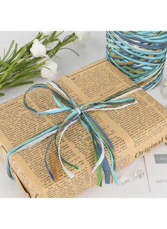 g2plus Colored 262 Feet Raffia Paper Ribbon6 Colored Packing Paper String Perfect For Gift Wrapping And Diy Decoration (White)  - Image 4