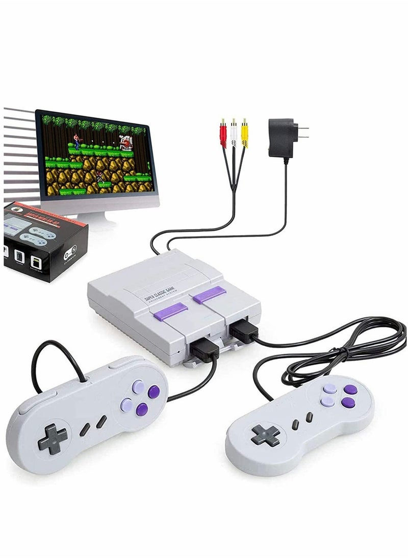 SYOSI - Retro Game Console,Classic Mini Retro Game System Built-in 660 Retro Games, AV Output Plug & Play Video Games Console,Retro Toys Gift for Kids. UK Plug - Image 1