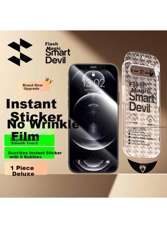 Smartdevil Tempered Glass Screen Protector For Iphone 12/12 Pro, High Definition Anti-explosion Anti-fingerprint Protective Film, Easy To Apply, Dust-free, 1 Piece - Image 1