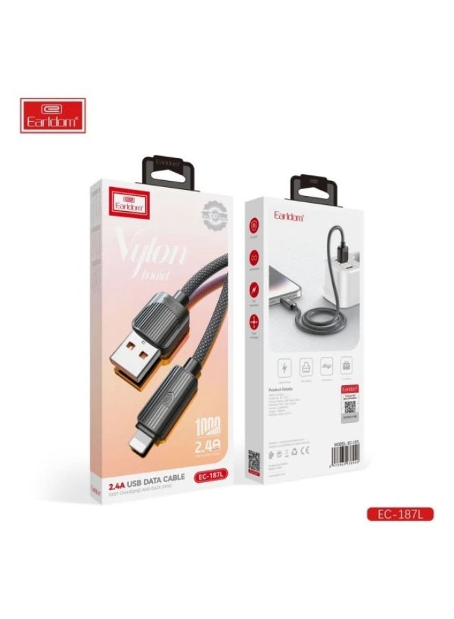 أيرلدوم Cable EC-187L 2.4A USB-lightning USB Data - Image 3