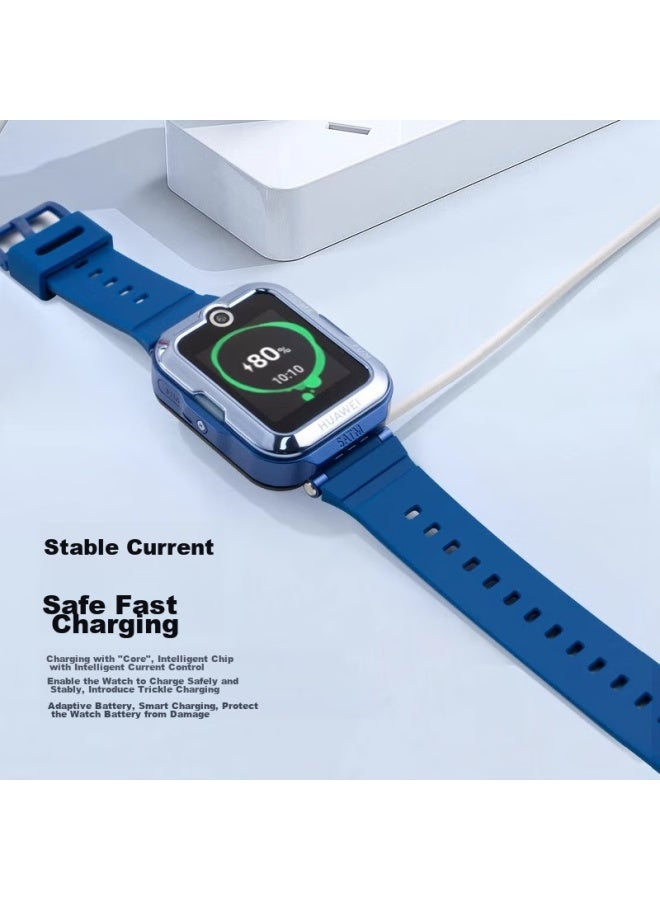 Chensong Magnetic Charging Cable Compatible With Huawei Children's Smarches 4x/4pro/5/5x/5pro/active Edition/star Edition, Paired With 5v 1a Charger Set - Image 4
