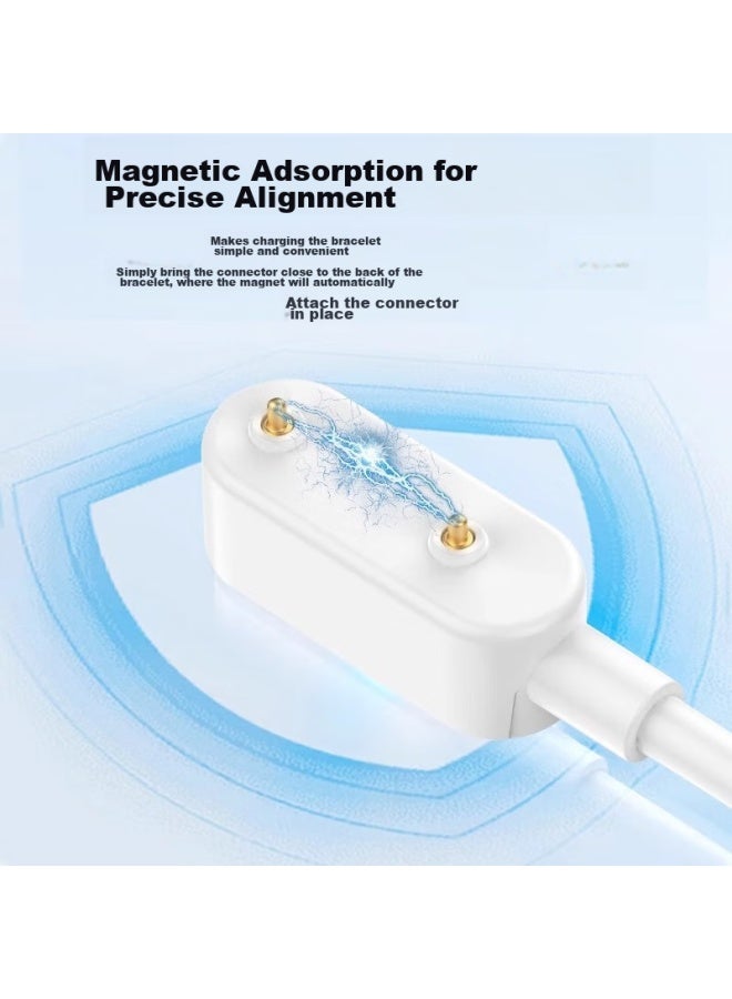 Chensong Magnetic Charging Cable Compatible With Huawei Children's Smarches 4x/4pro/5/5x/5pro/active Edition/star Edition, Paired With 5v 1a Charger Set - Image 5