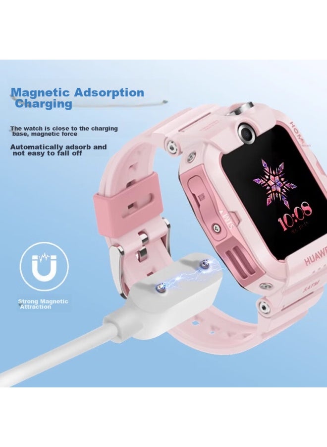 Chensong Magnetic Charging Cable Compatible With Huawei Children's Smarches 4x/4pro/5/5x/5pro/active Edition/star Edition, Paired With 5v 1a Charger Set - Image 2