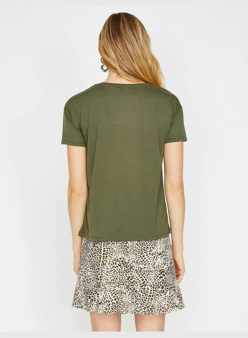 KOTON Letter Printed T-Shirt