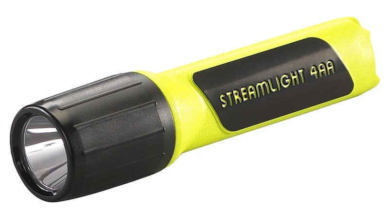 Streamlight ستريملايت 68602 4AA بروبوليمر لوكس ديف 1 هاز-لو 200 لومن 12000 كانديلا مصباح يدوي LED آمن intrinsically مع 4 بطاريات قلوية، أصفر عالي الوضوح، علبة سهلة الفتح - Image 1