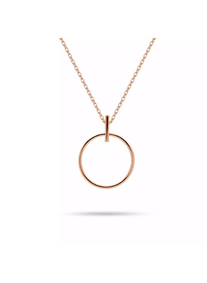 Ruby Art Gold 18K Pure Gold Necklace for women circle design -   2.33   Gram - Image 1