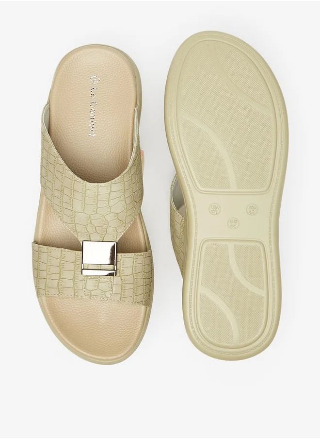 Le Confort Men's Textured Slip-On Sandals