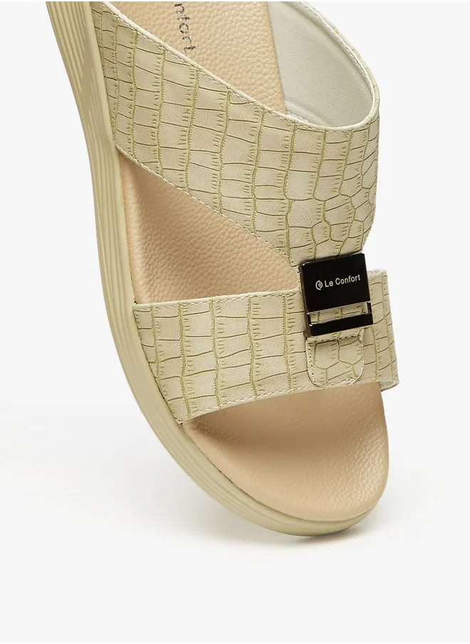 Le Confort Men's Textured Slip-On Sandals