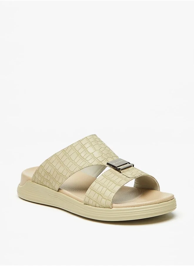 Le Confort Men's Textured Slip-On Sandals