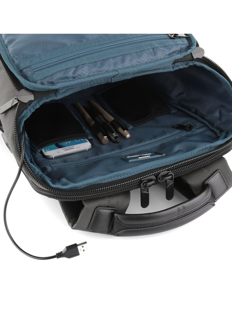 RONCATO - Roncato fabric Backpack Laptop Travel Bag Size 15.6 Inch Antracite - Image 1