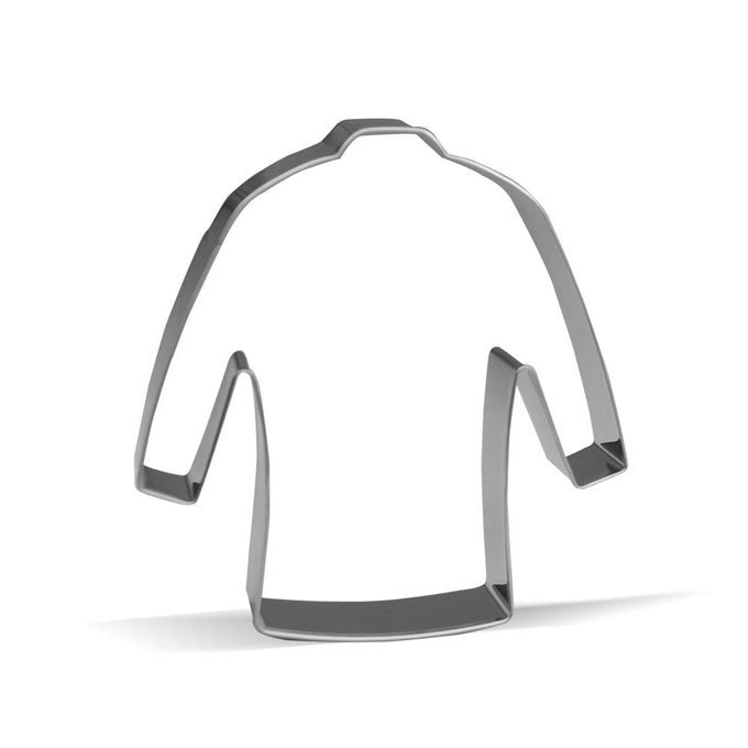 425 INCH LABORATORY COAT COOKIE CUTTER STAINLESS STEEL