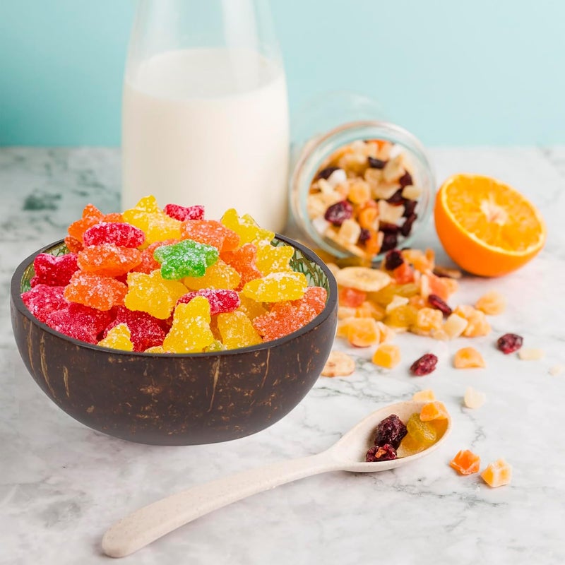 ChezMax Natural Coconut & Mother of Pearl Inlaid Shell Key & Storage Bowl for Entryway Table, Nuts, Fruits & Dry Snack Storage, Round Handcrafted Decoration Bowl - Image 3