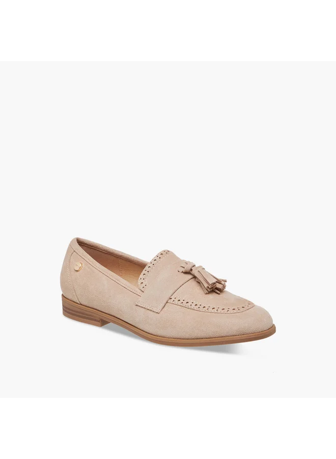 سيليست Women's Tassel Accent Slip-On Loafers