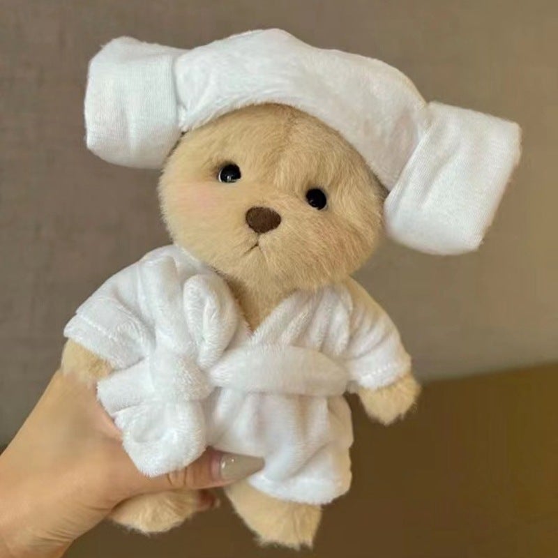 30cm Lena Bear Bathrobe Replacement Little Red Book Same Style Star Dailou Shark Clothes Cute Plush Toy - Image 3
