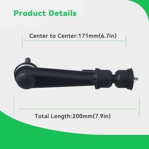 AUQDD 2Pcs K750200 Rear Sway Bar Stabilizer Link Fit For Chevy 1215 Captiva Sport 20072009 Equinox 34L Pontiac Torrent 34L Suzuki XL720082010 Saturn Vue 15146379 4663078J00 45G20770 - Image 3