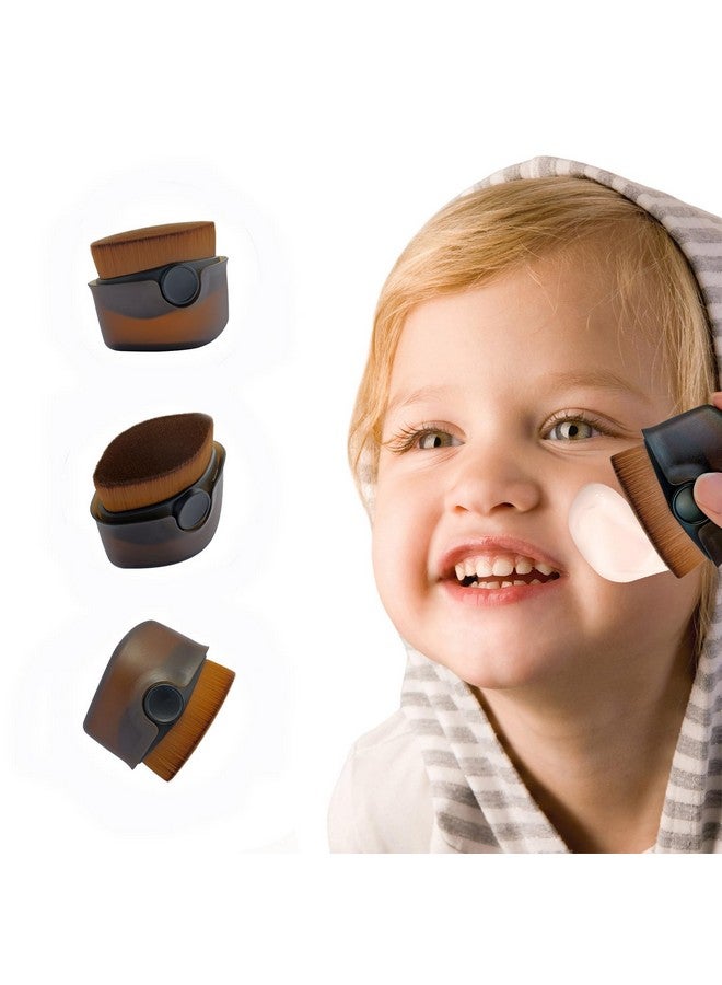 Esimen Sunscreen Applicator For Kids Sunblock Buddy With Protective Caps Sun Lotion Applicator Sun Cream Brush For Blending Liquid Cream Or Flawless Powder Cosmetics (Black) - Image 1
