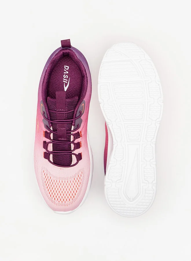 Dash Women's Ombre Trainers with Lace-Up Closure