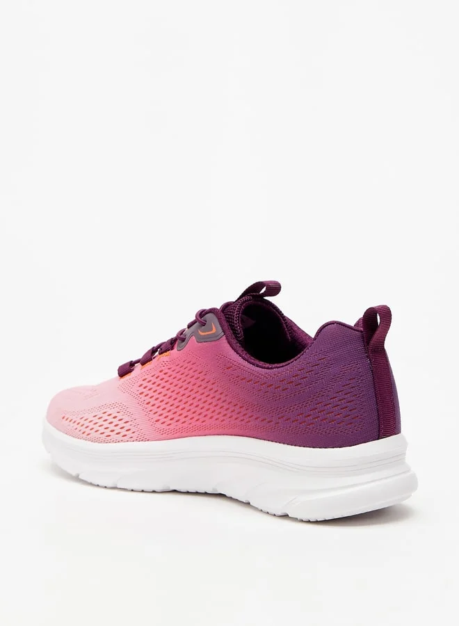 Dash Women's Ombre Trainers with Lace-Up Closure
