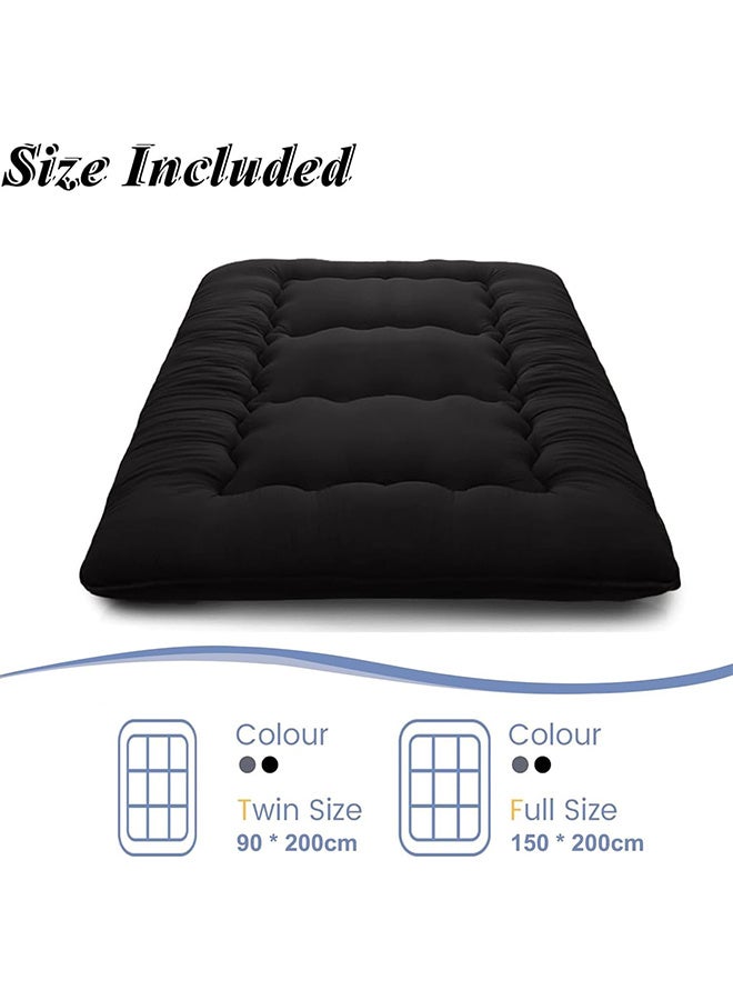 RATSAW Floor Mattress 90 x 200 cm Futon Mattress 10cm Thicken Twin Tatami Mat Sleeping Pad Boys Girls Dormitory Mattress Pad for Indoor and Outdoor - Image 2