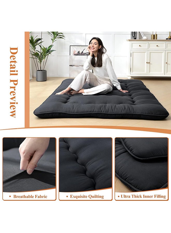 RATSAW Floor Mattress 90 x 200 cm Futon Mattress 10cm Thicken Twin Tatami Mat Sleeping Pad Boys Girls Dormitory Mattress Pad for Indoor and Outdoor - Image 3