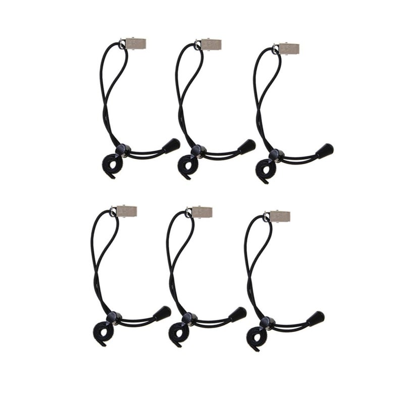 6 Pcs Adjustable Nylon Windproof Photography Backdrop Clips Elastic Grip Clamp Set For Studio Support Multi Use Clothes And Canvas Random Color - Image 2