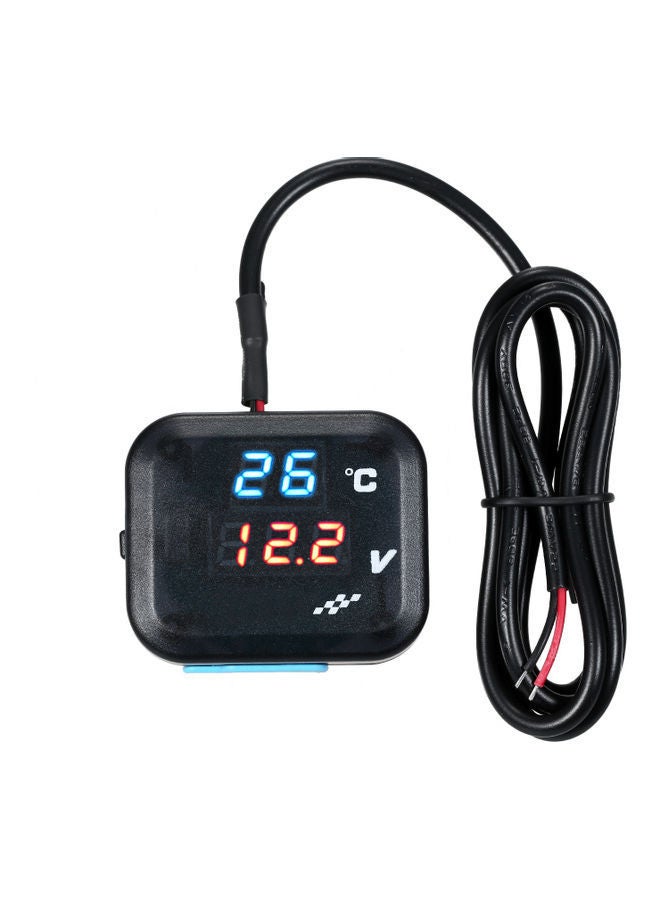 NIBEMINENT Digital Voltage Temperature Monitor Tester - Image 1